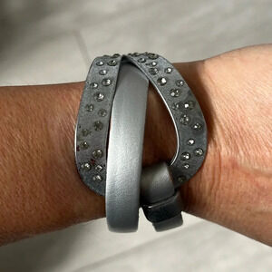 Leather and Metal Bracelet  Western